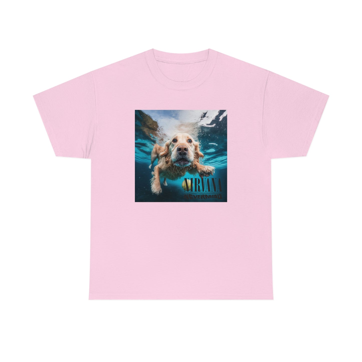 Golden Retriever Nirvana Nevermind T-Shirt