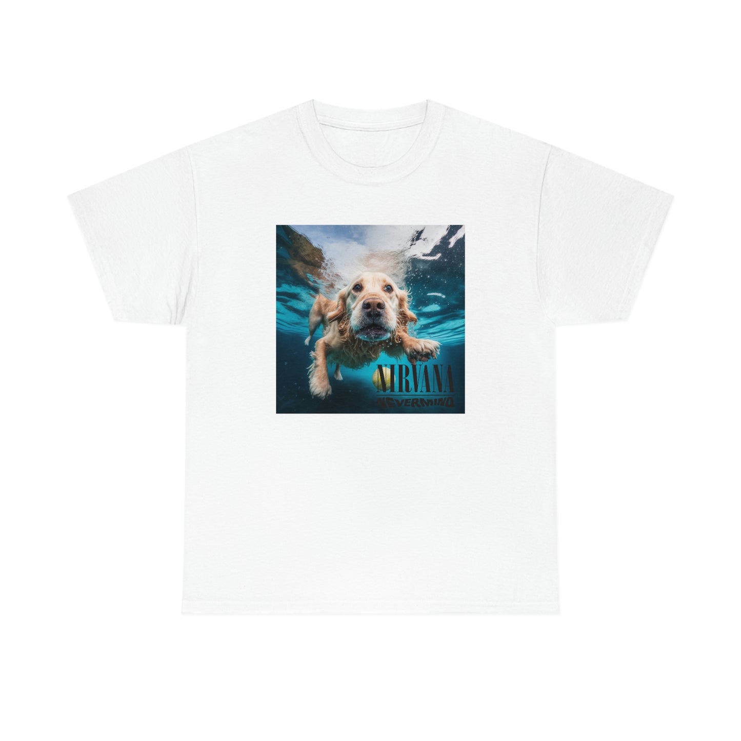 Golden Retriever Nirvana Nevermind T-Shirt