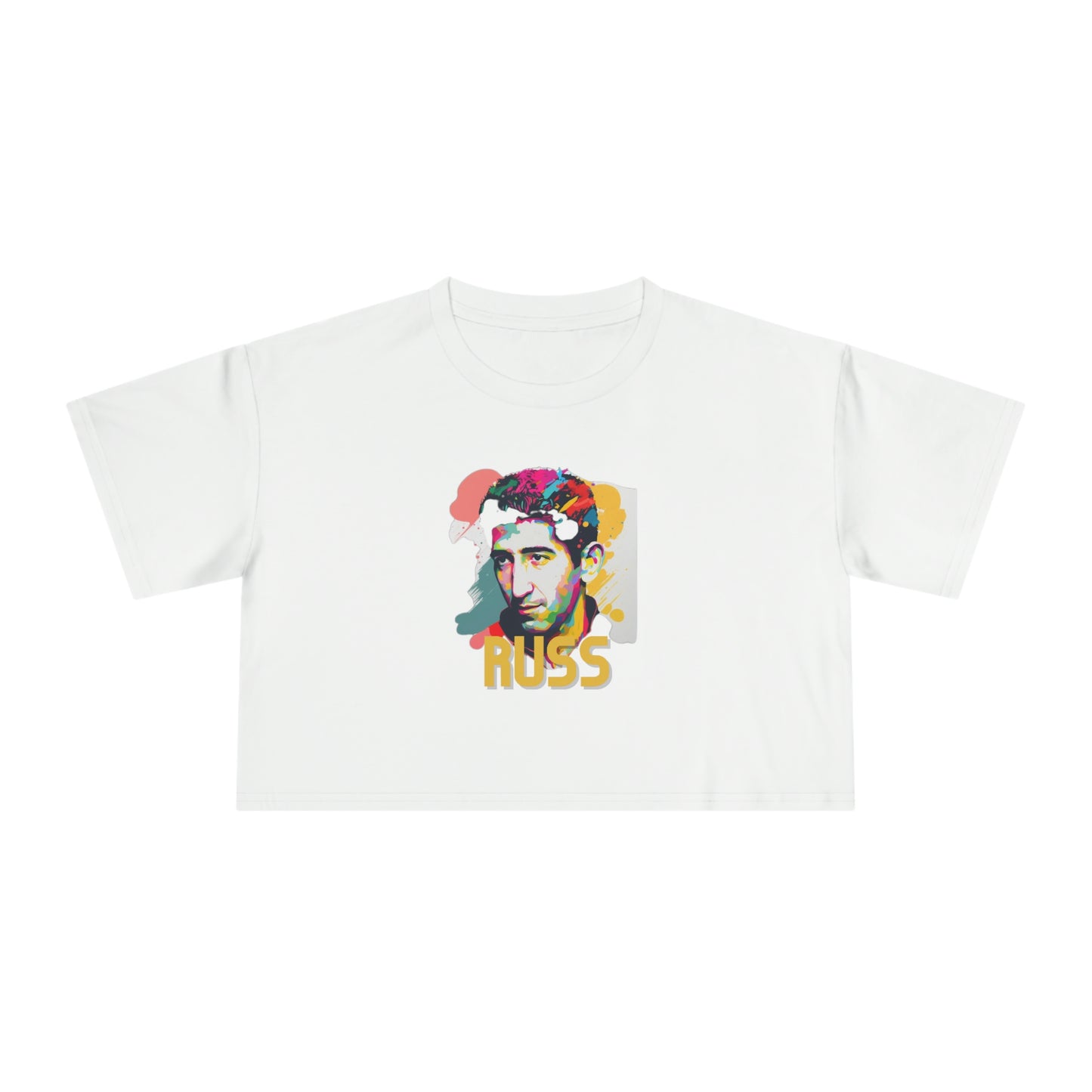 Ross Friends Bali Knockoff Crop T-Shirt