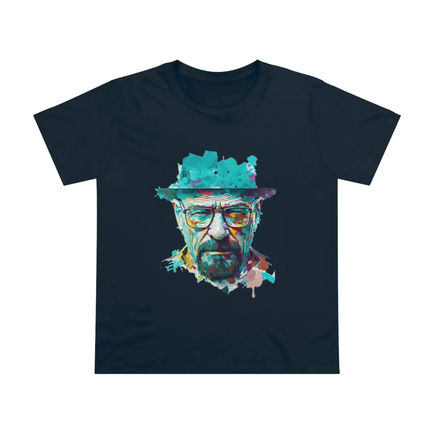 Walter White Breaking Bad Colour Feminine Cut T-Shirt