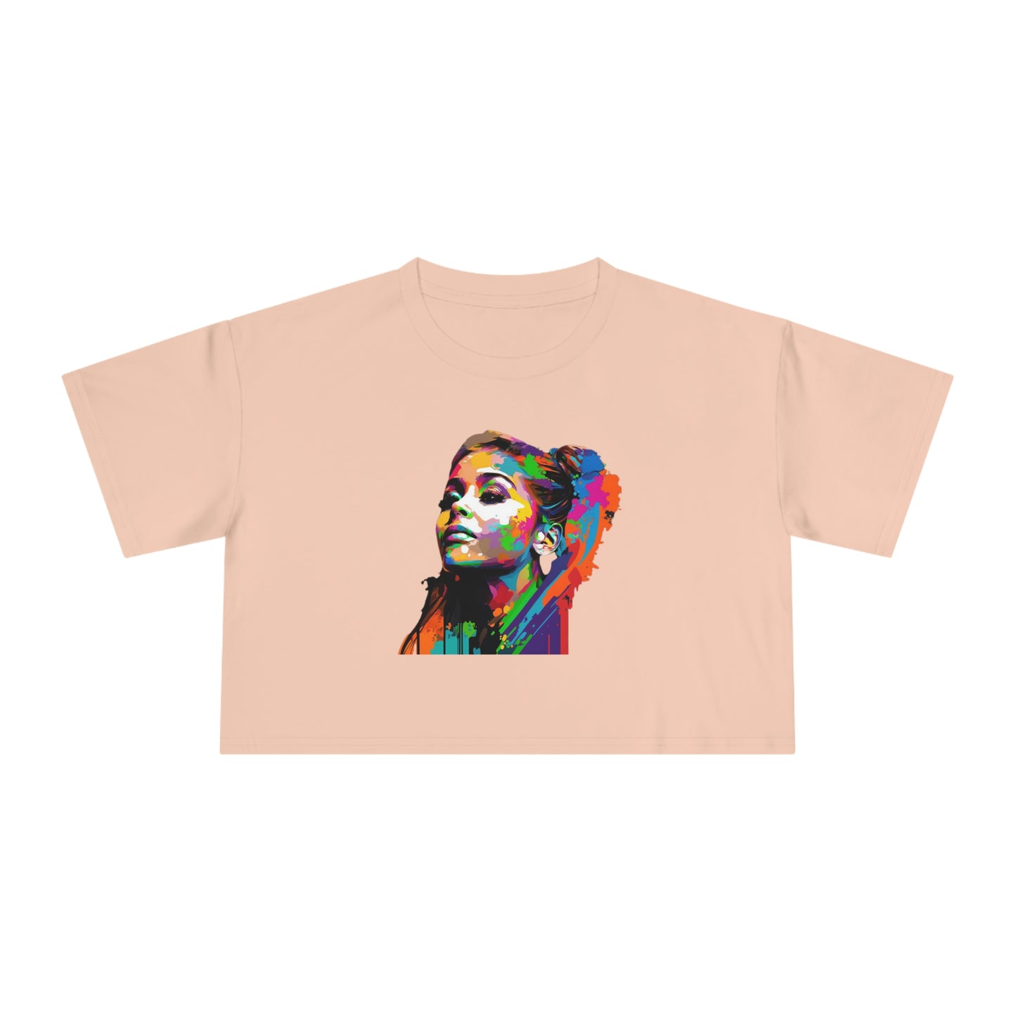 Ariana Grande Colour Crop T-Shirt