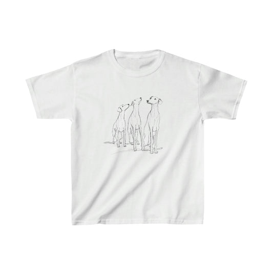 3 Hounds Greyhound Kids T-Shirt