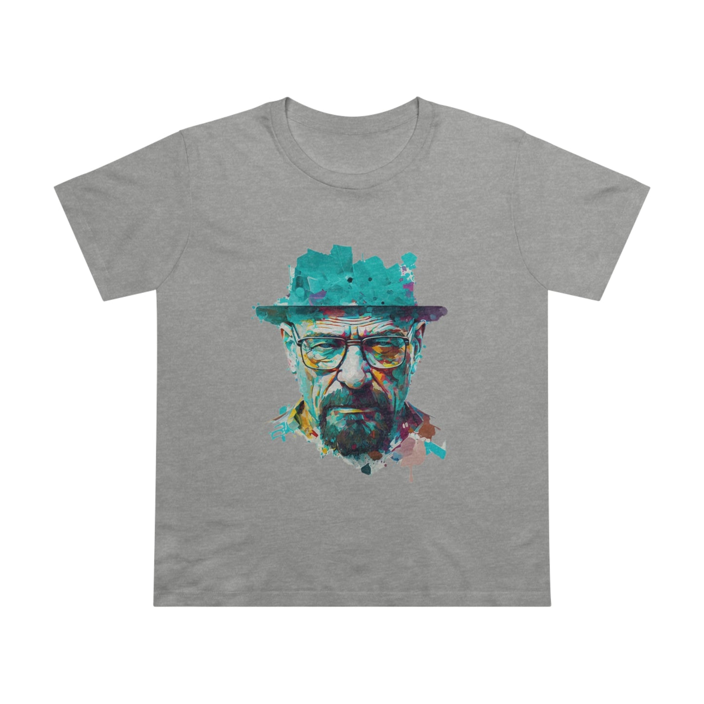 Walter White Breaking Bad Colour Feminine Cut T-Shirt