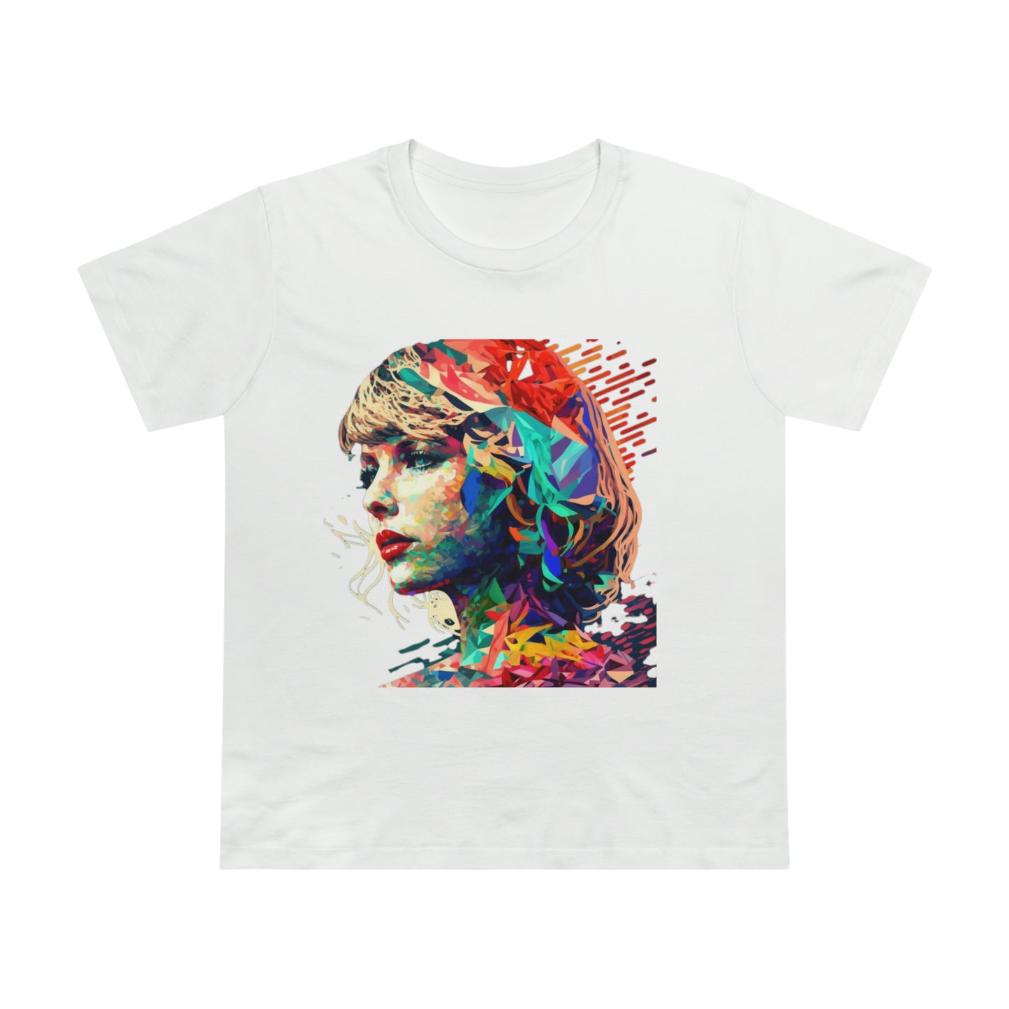 Taylor Swift Colour Feminine Cut T-Shirt