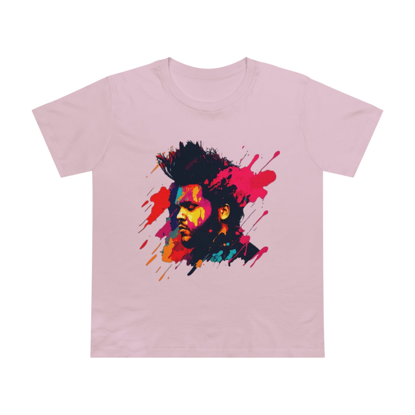 The Weeknd Colour Feminine Cut T-Shirt