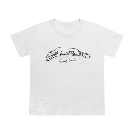 Speed Noodle Greyhound Feminine Cut T-Shirt