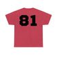 #81 Generic Sports Jersey T-Shirt