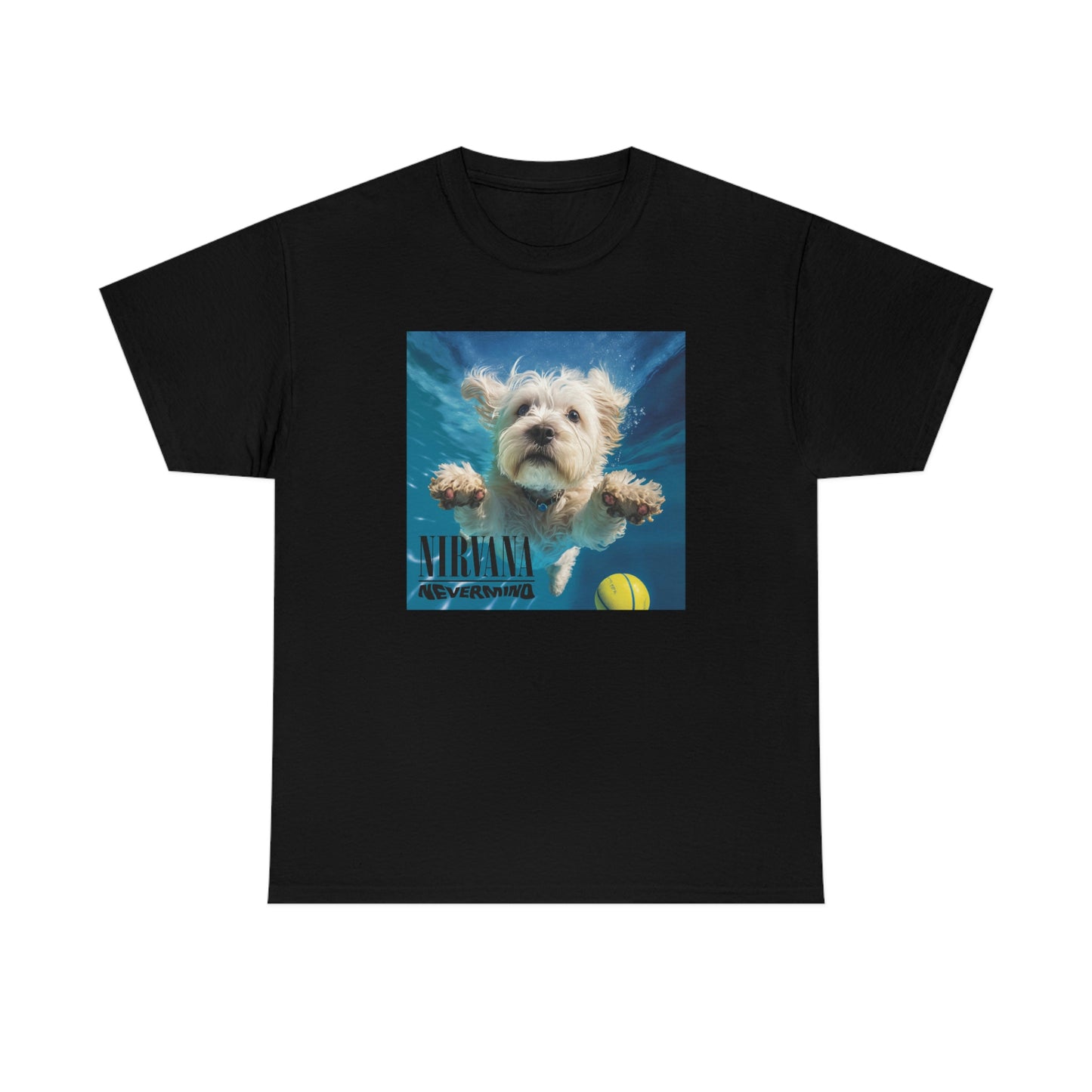 Maltese Terrier Nirvana Nevermind T-Shirt