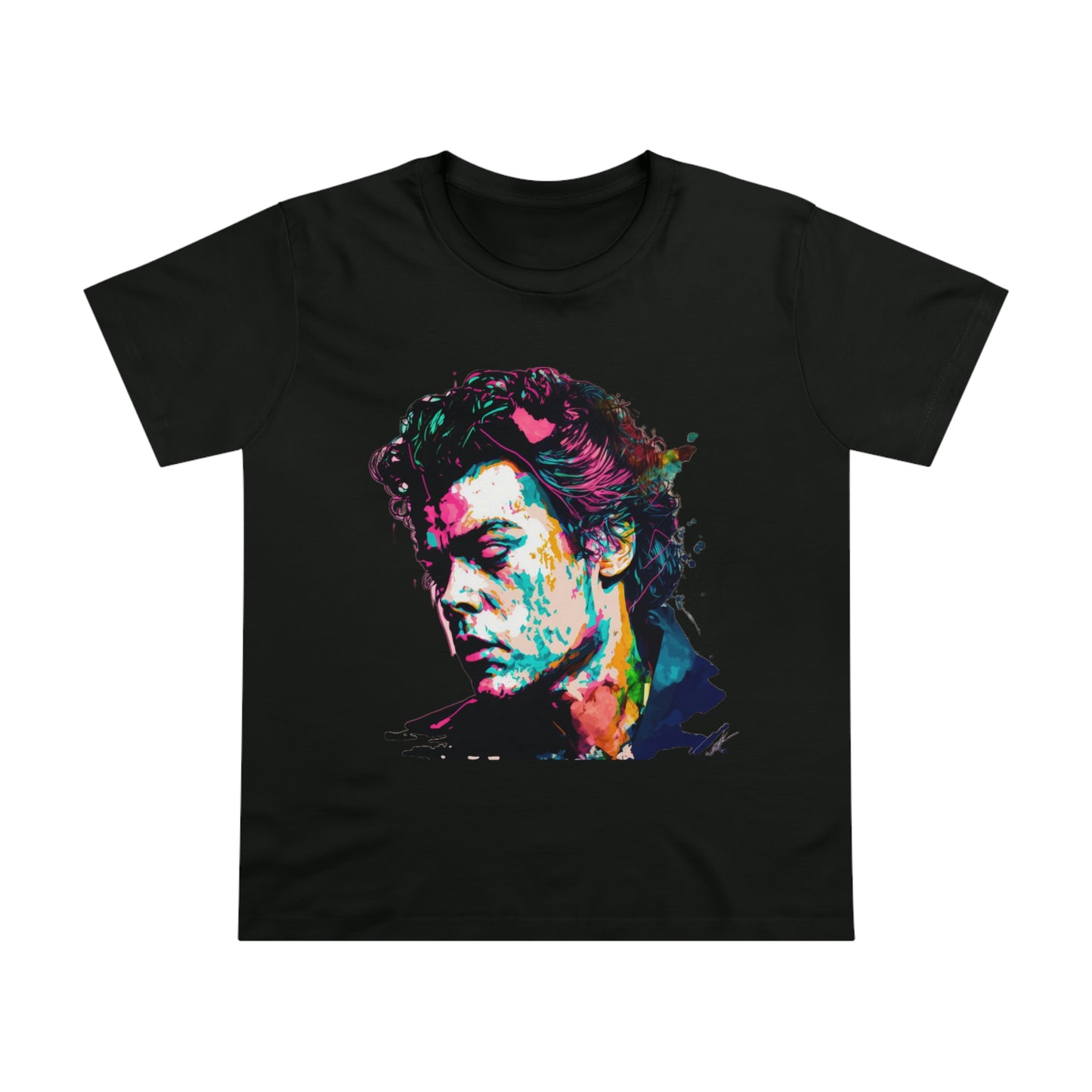 Harry Styles Colour Feminine Cut T-Shirt