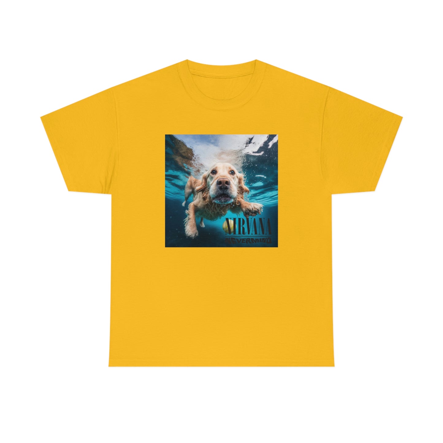 Golden Retriever Nirvana Nevermind T-Shirt