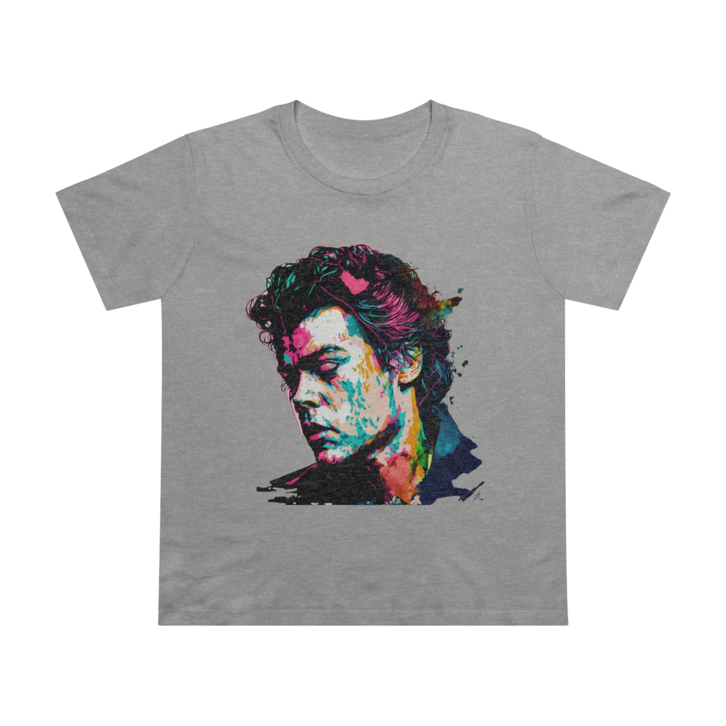 Harry Styles Colour Feminine Cut T-Shirt