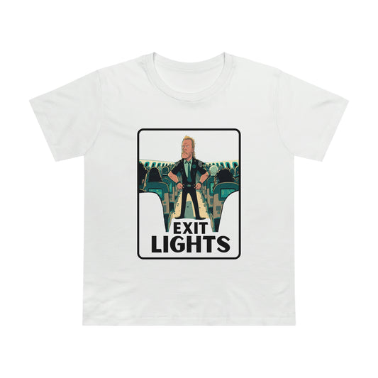 Exit Lights Metallica Feminine Cut T-Shirt