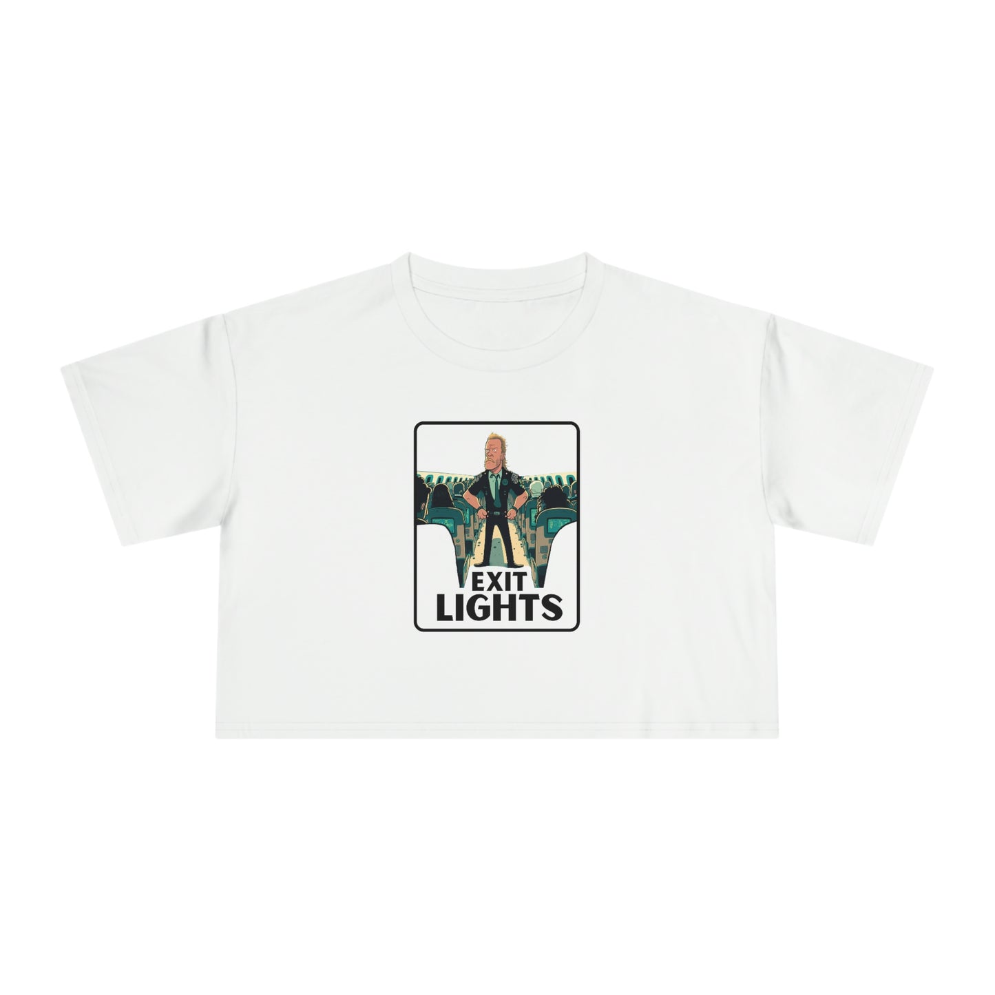 Exit Lights Metallica Crop T-Shirt