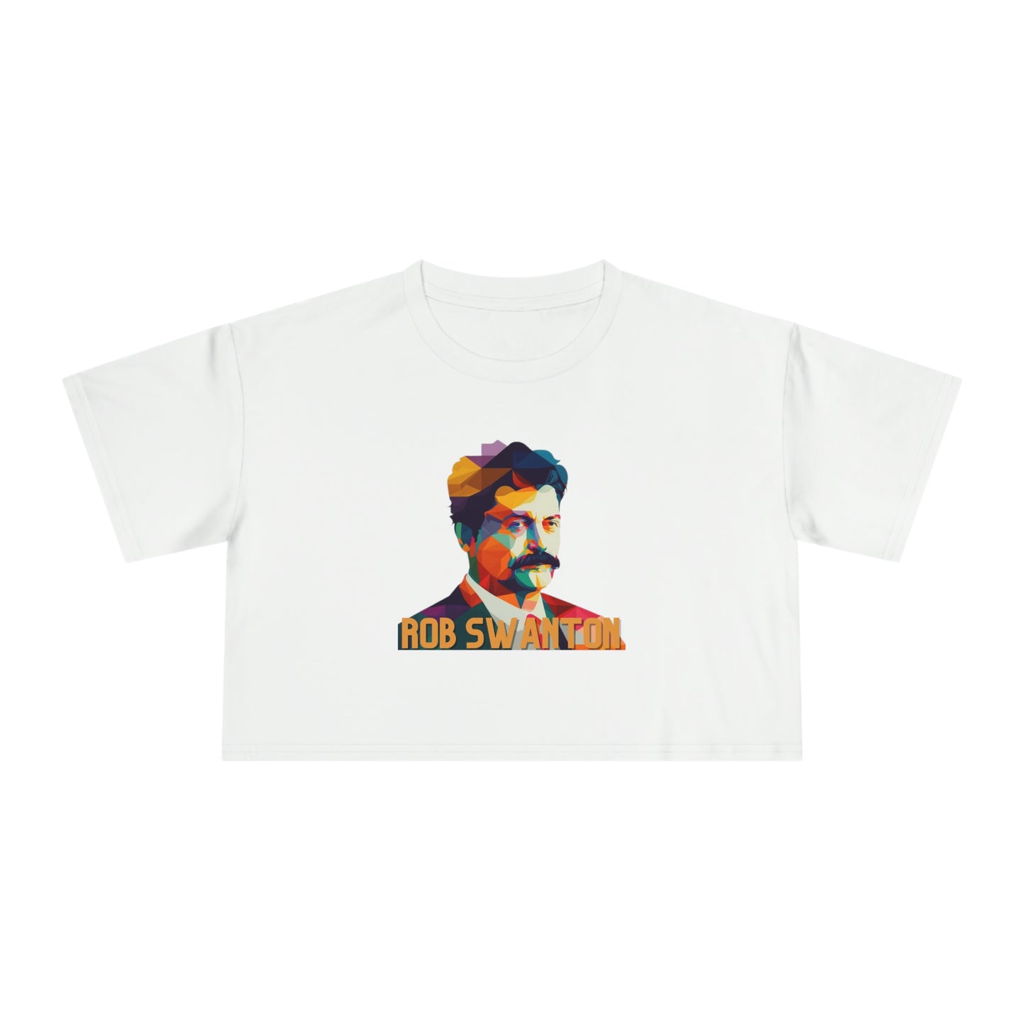 Ron Swanson Parks & Recreation Bali Knockoff Crop T-Shirt