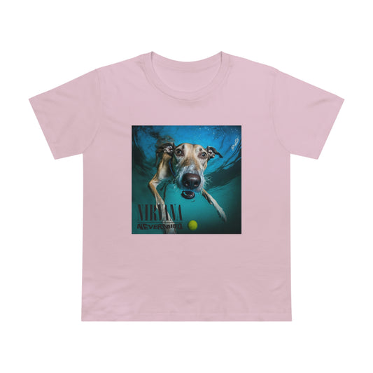 Greyhound Nirvana Nevermind Feminine Cut T-Shirt