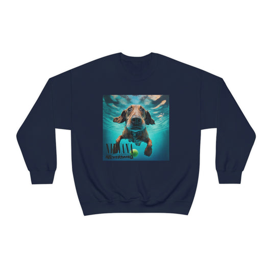 Dachshund Nirvana Nevermind Crewneck Sweatshirt