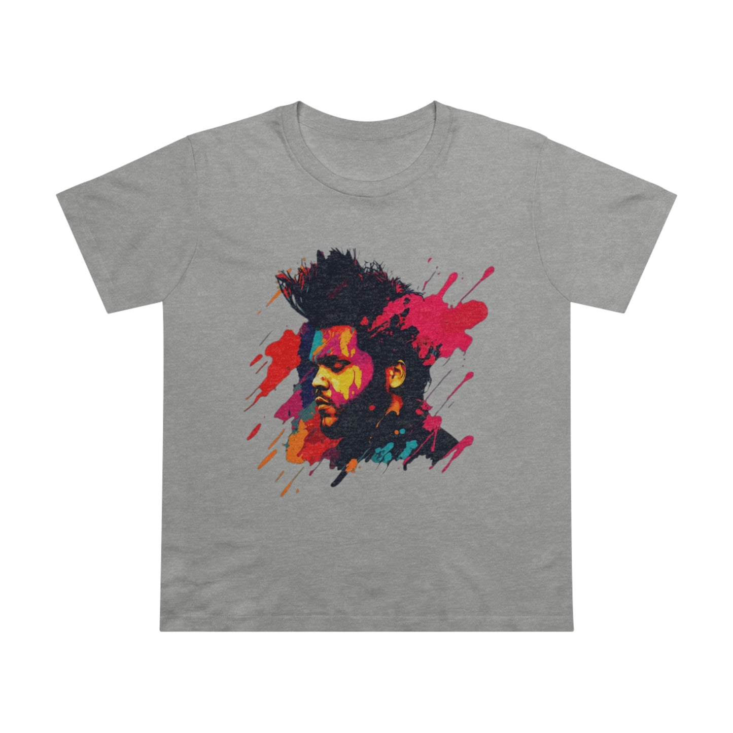 The Weeknd Colour Feminine Cut T-Shirt