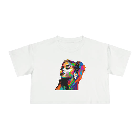 Ariana Grande Colour Crop T-Shirt