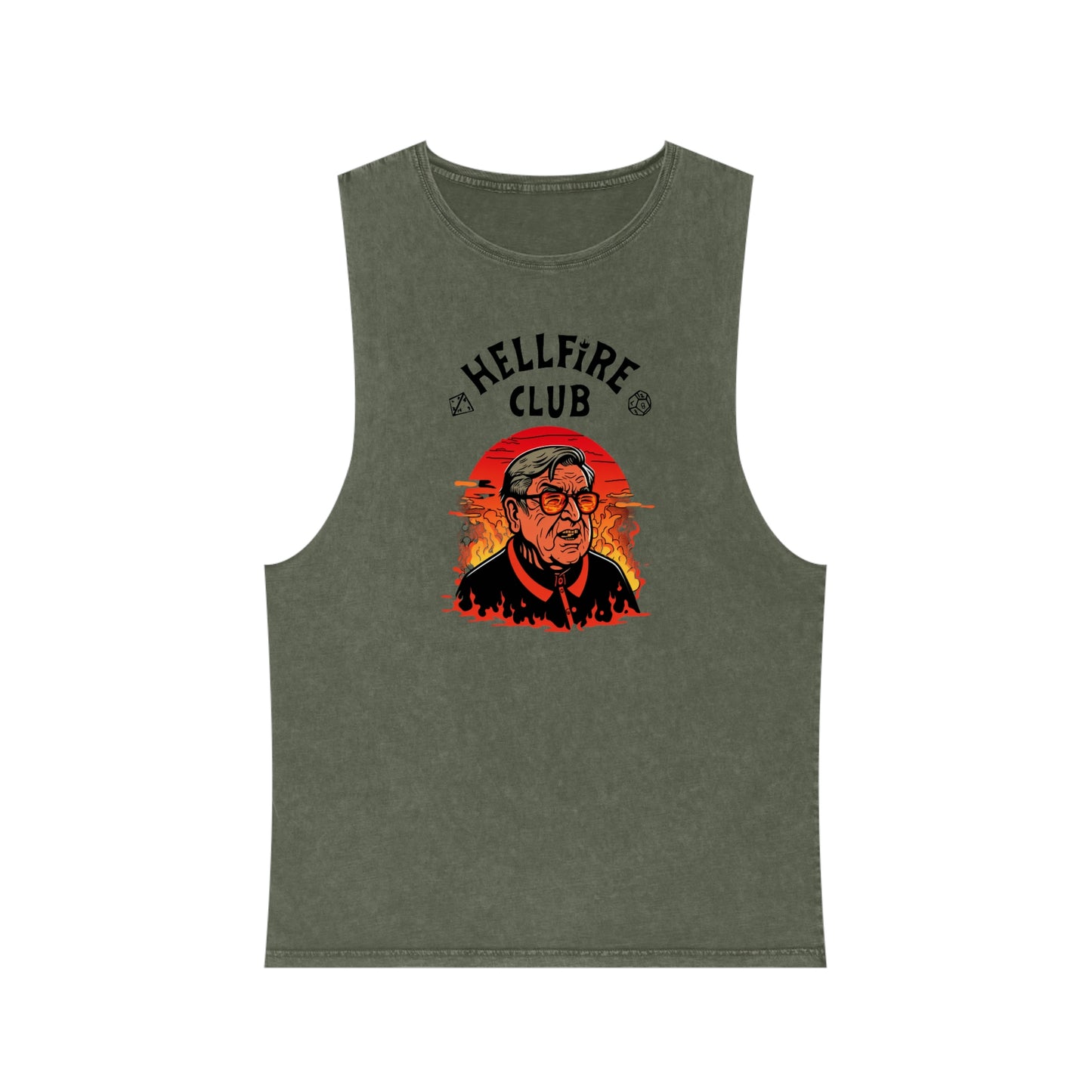 Pell Hellfire Club Stonewash Tank Top