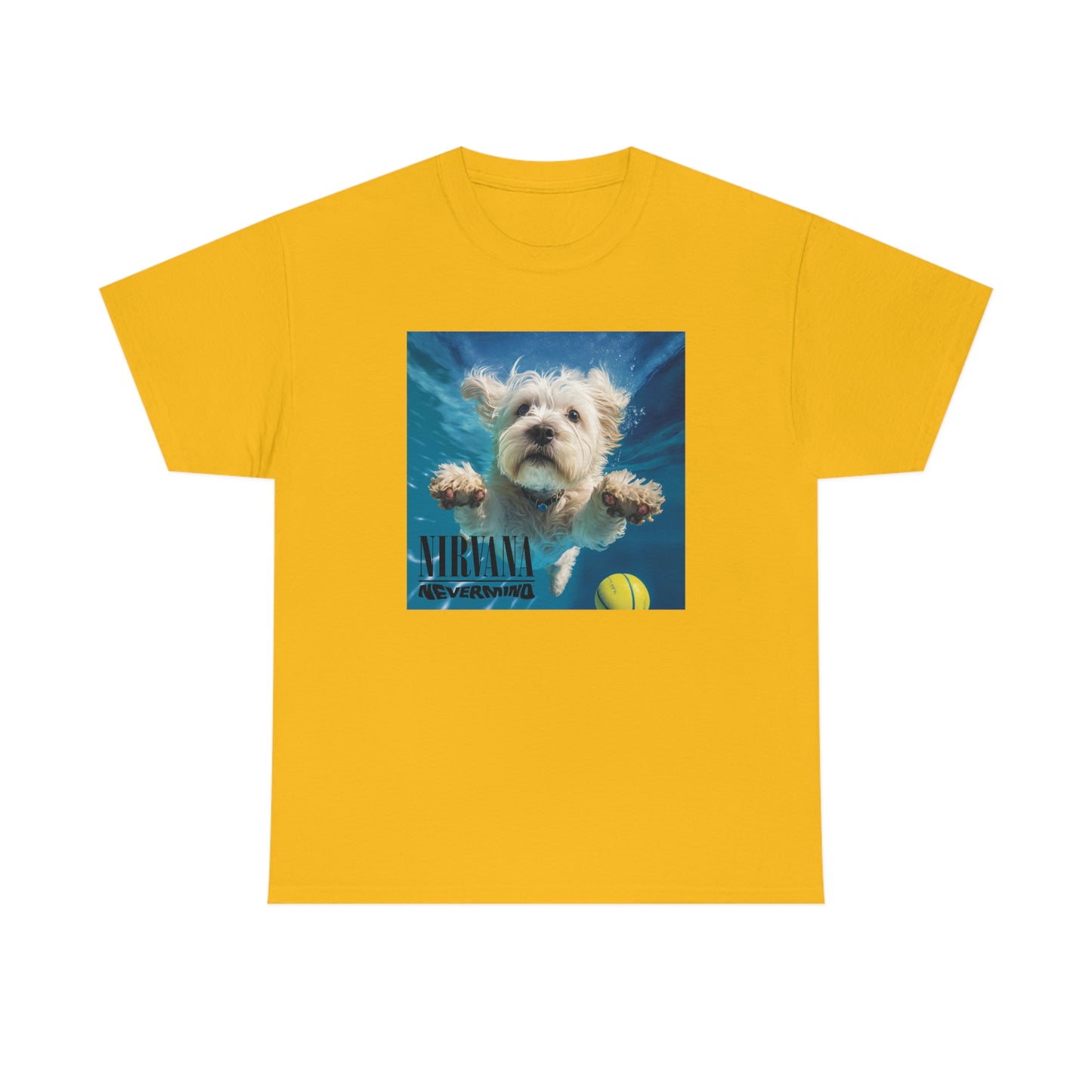 Maltese Terrier Nirvana Nevermind T-Shirt