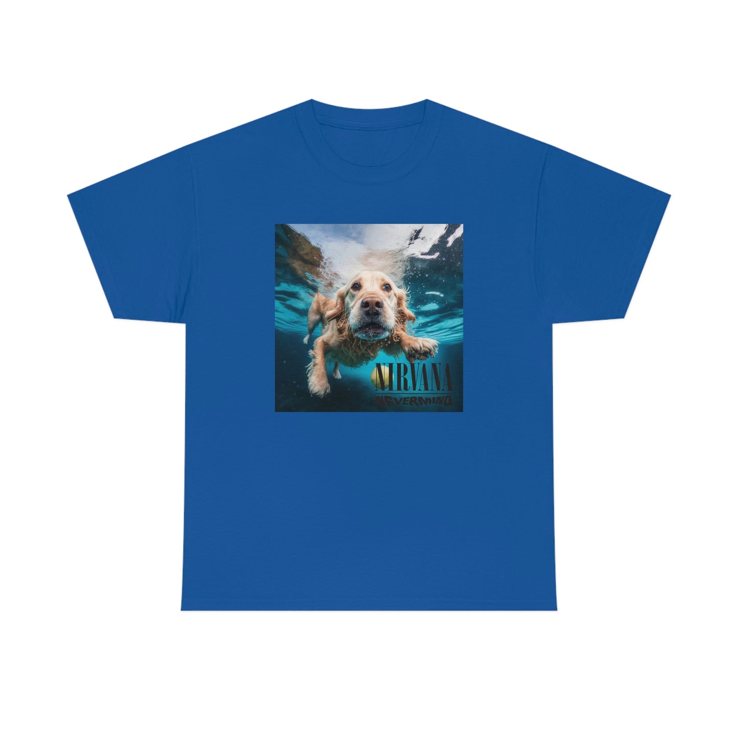 Golden Retriever Nirvana Nevermind T-Shirt