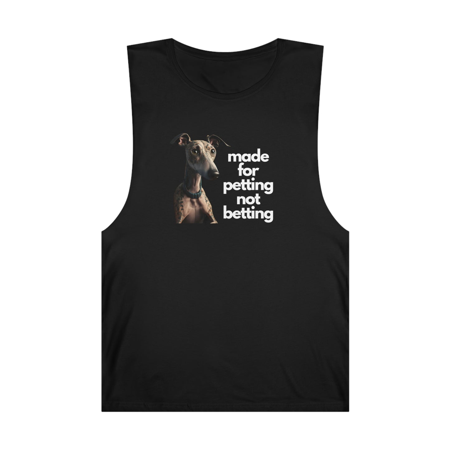 Petting not Betting Greyhound Tank Top