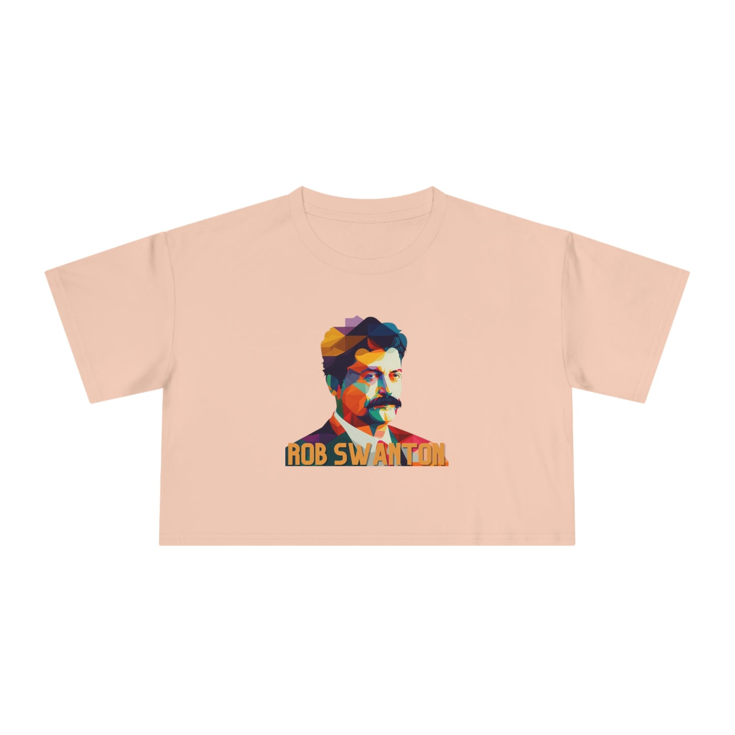 Ron Swanson Parks & Recreation Bali Knockoff Crop T-Shirt