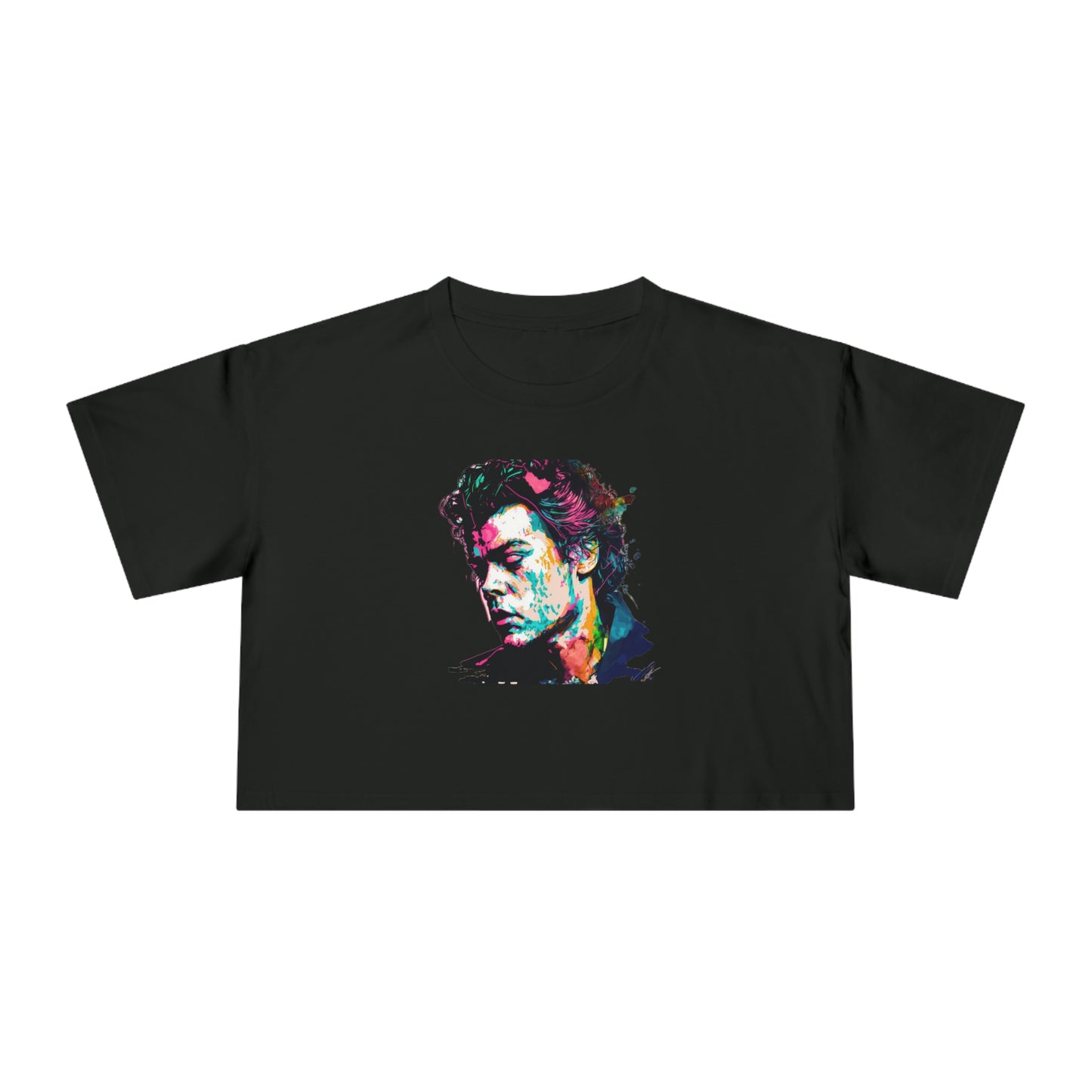 Harry Styles Colour Crop T-Shirt