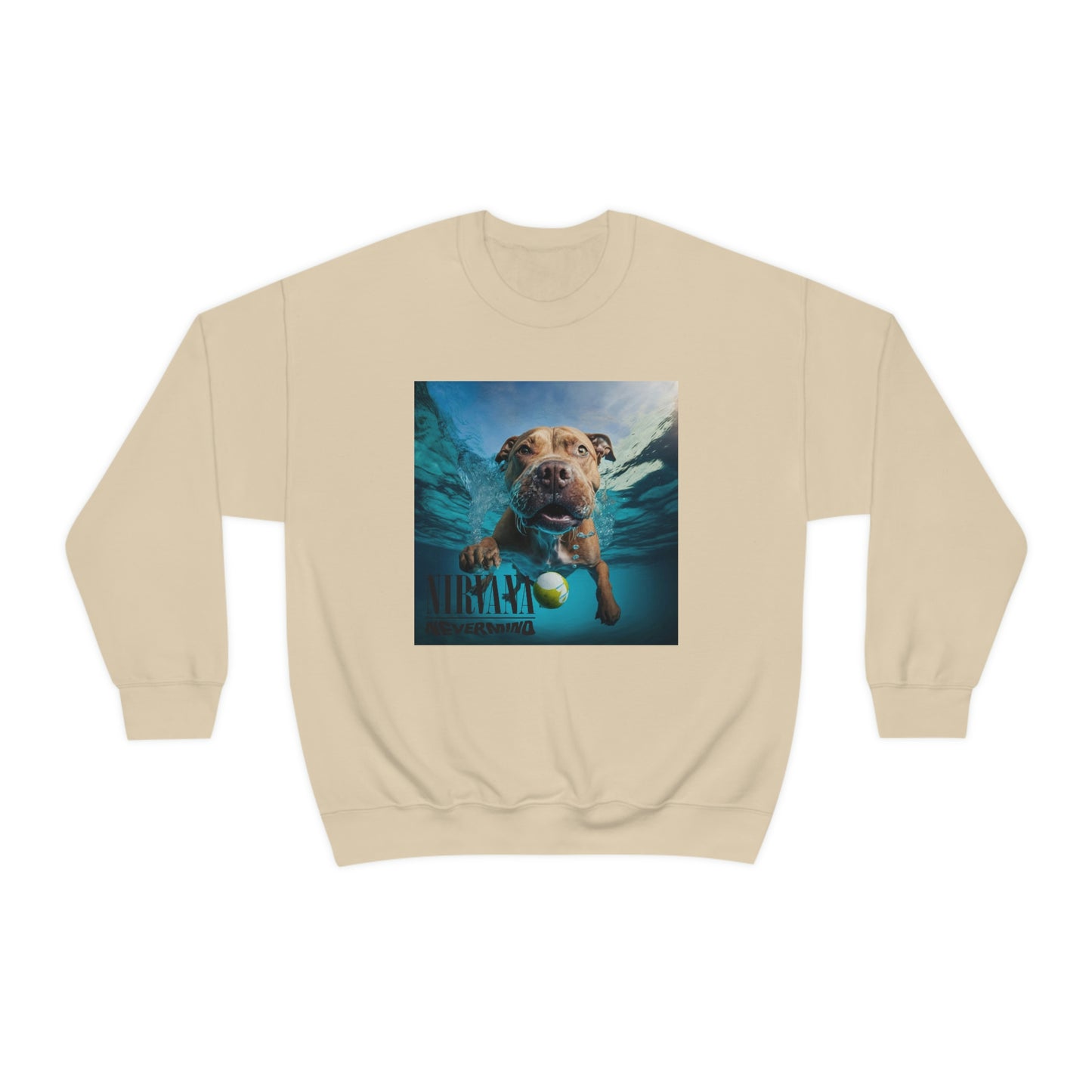 Staffy Nirvana Nevermind Crewneck Sweatshirt