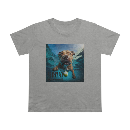 Staffy Nirvana Nevermind Feminine Cut T-Shirt