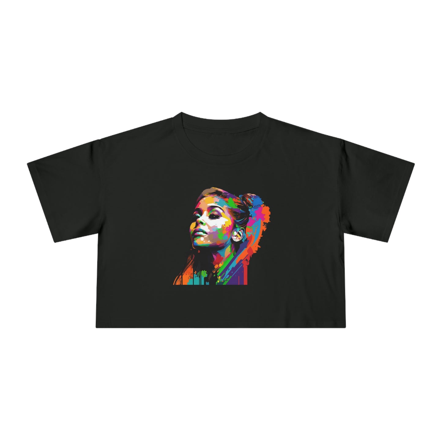 Ariana Grande Colour Crop T-Shirt