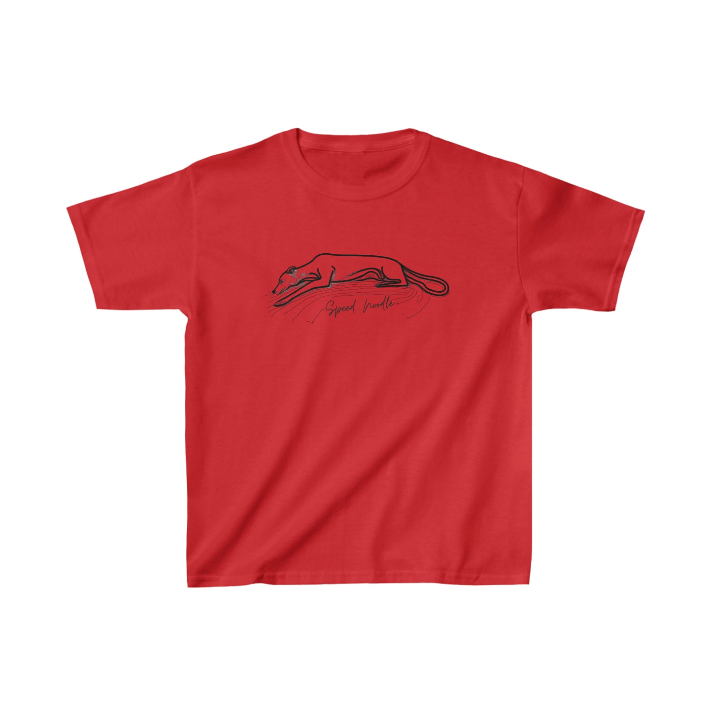 Speed Noodle Greyhound Kids T-Shirt