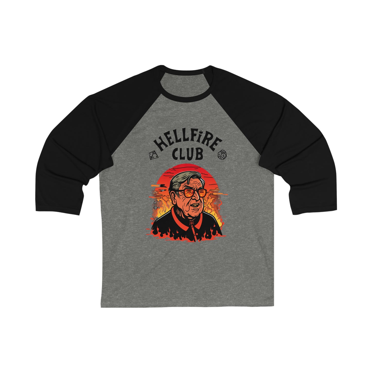 Pell Hellfire Club Baseball T-Shirt