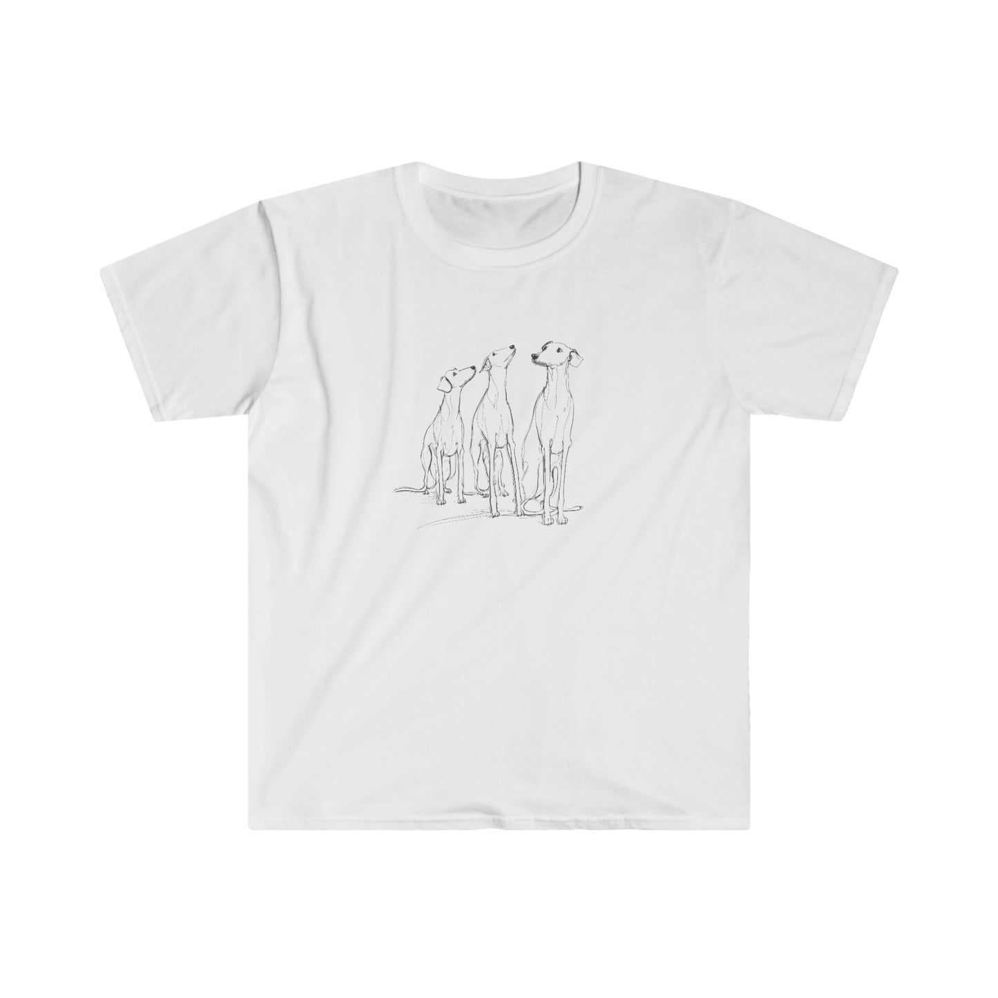 3 Hounds Greyhound T-Shirt