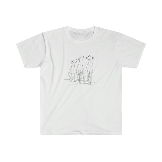 3 Hounds Greyhound T-Shirt