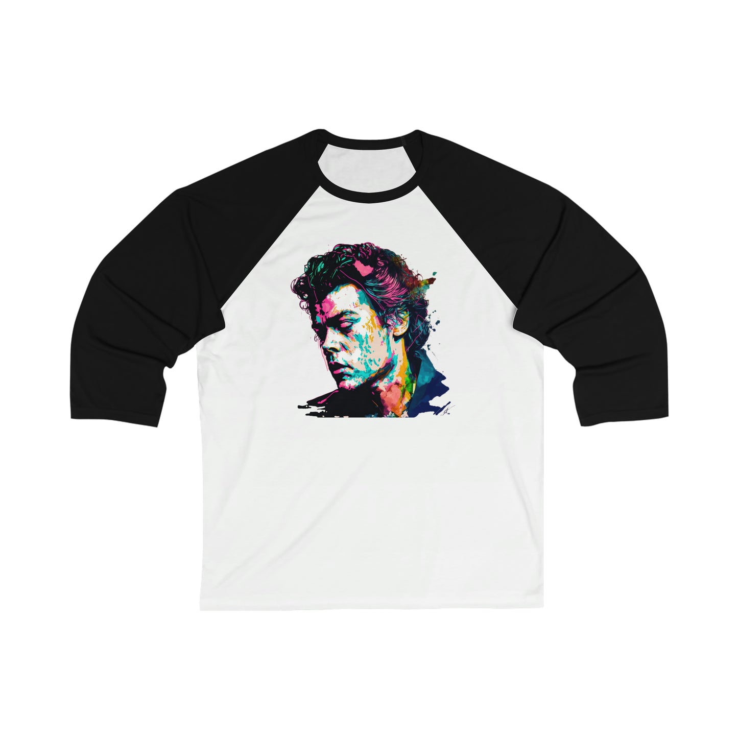 Harry Styles Colour Baseball T-Shirt