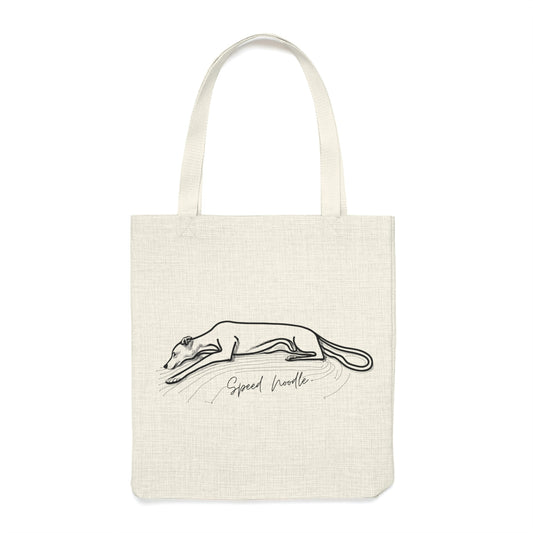 Speed Noodle Greyhound Tote Bag