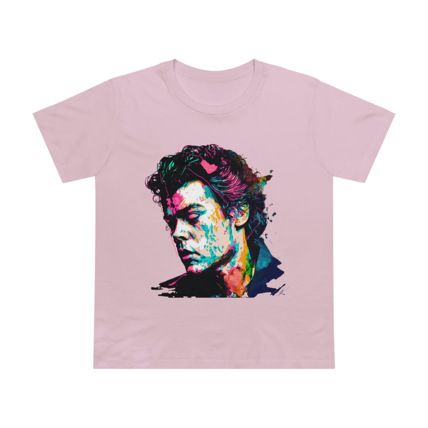 Harry Styles Colour Feminine Cut T-Shirt