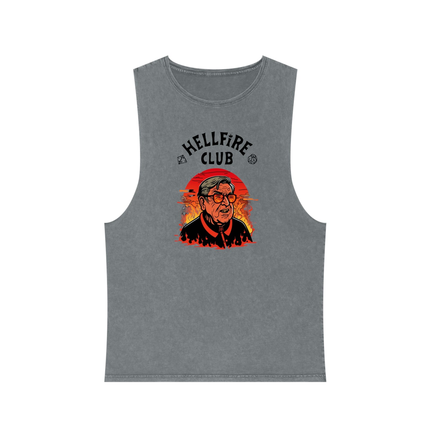 Pell Hellfire Club Stonewash Tank Top